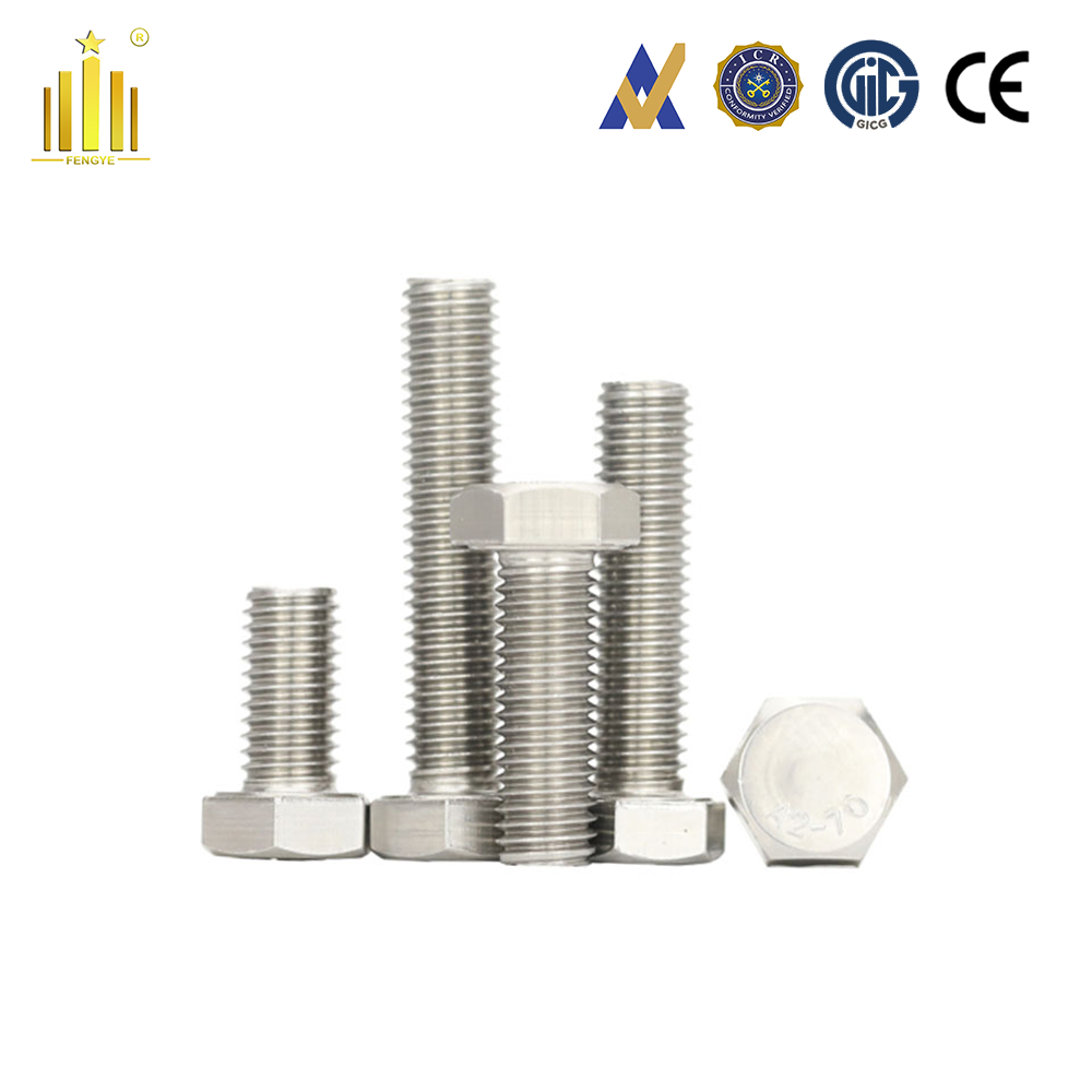 DIN933 Stainless Steel 304 Hex Bolt