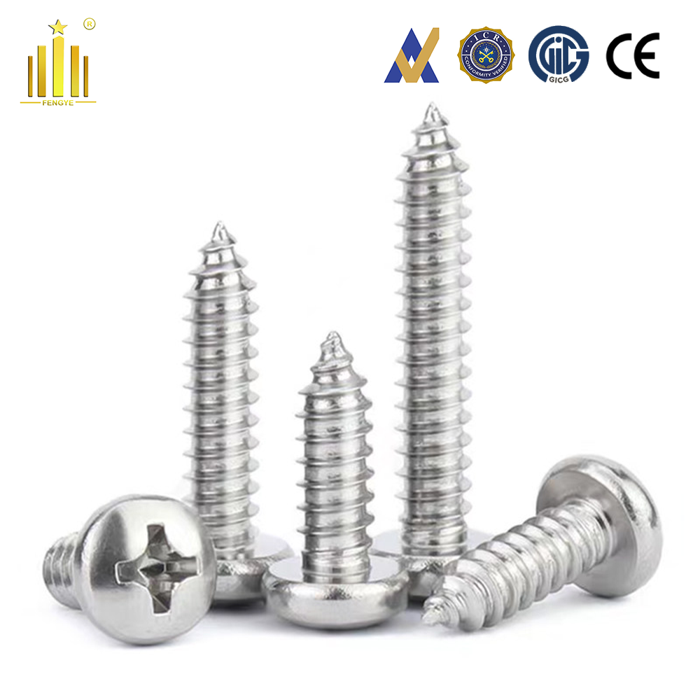 Wear Resistant SS304/316 Pan Head Screw for industrial equipment assembly work service