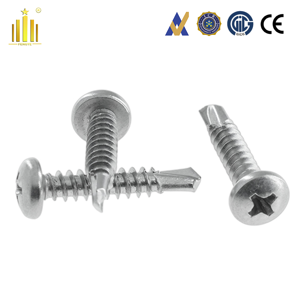 Stainless Steel Pan Head Drill Screws