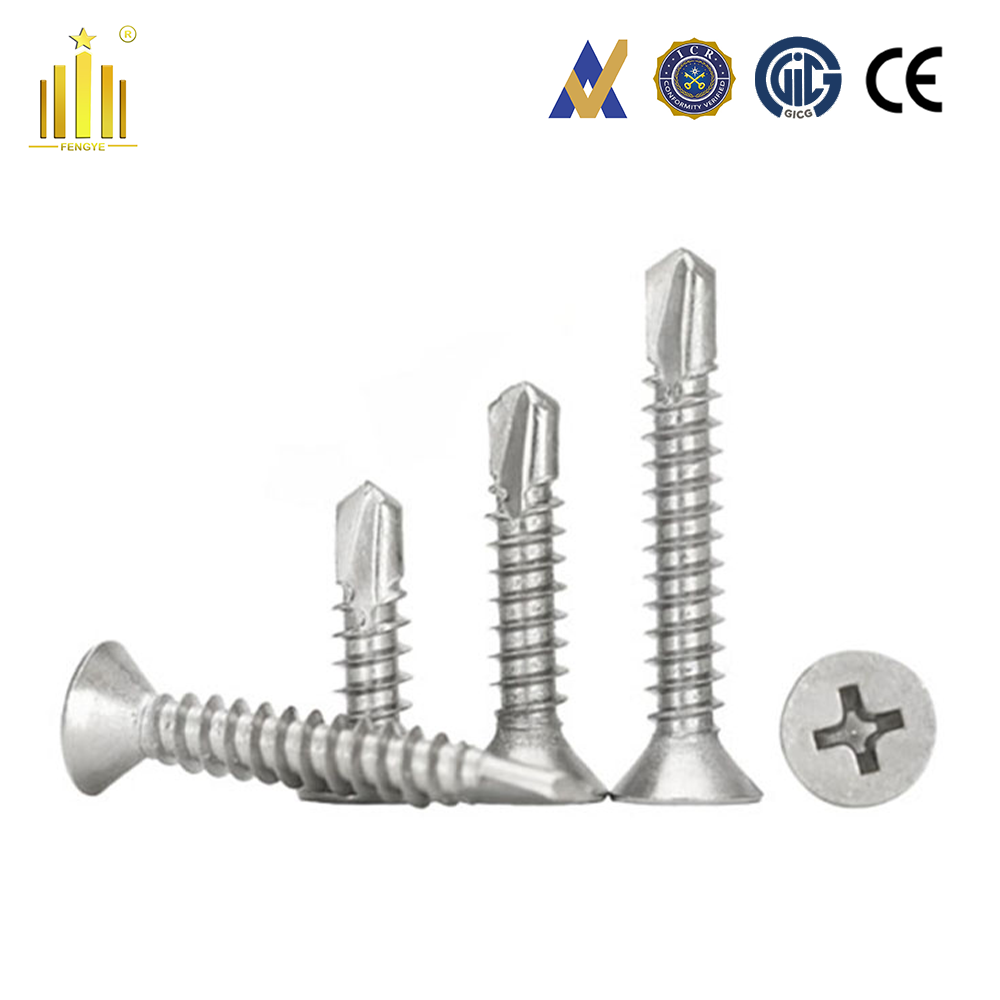 Stainless Steel Countersunk Drill Screws
